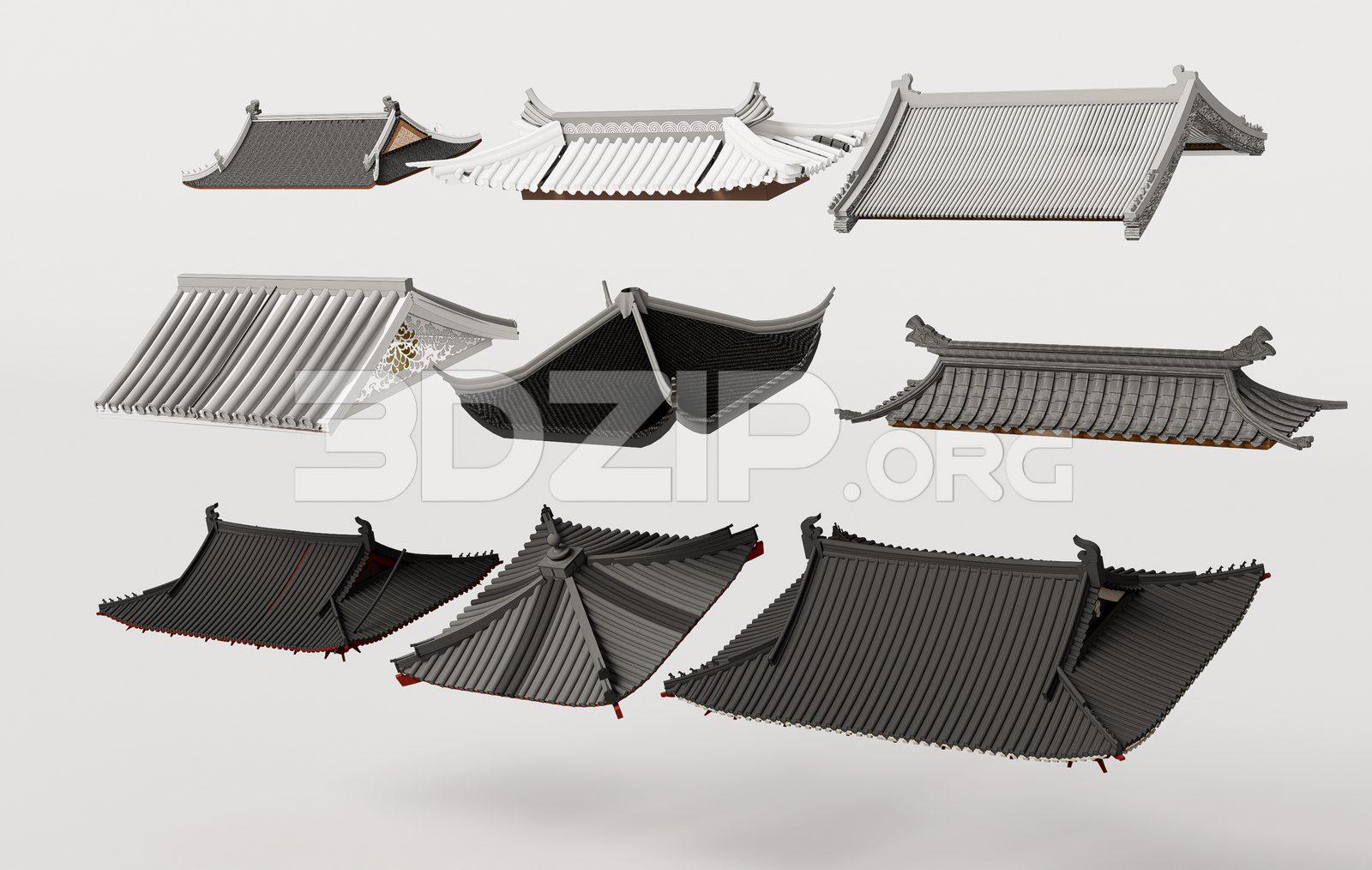 Traditional Asian Roof Collection