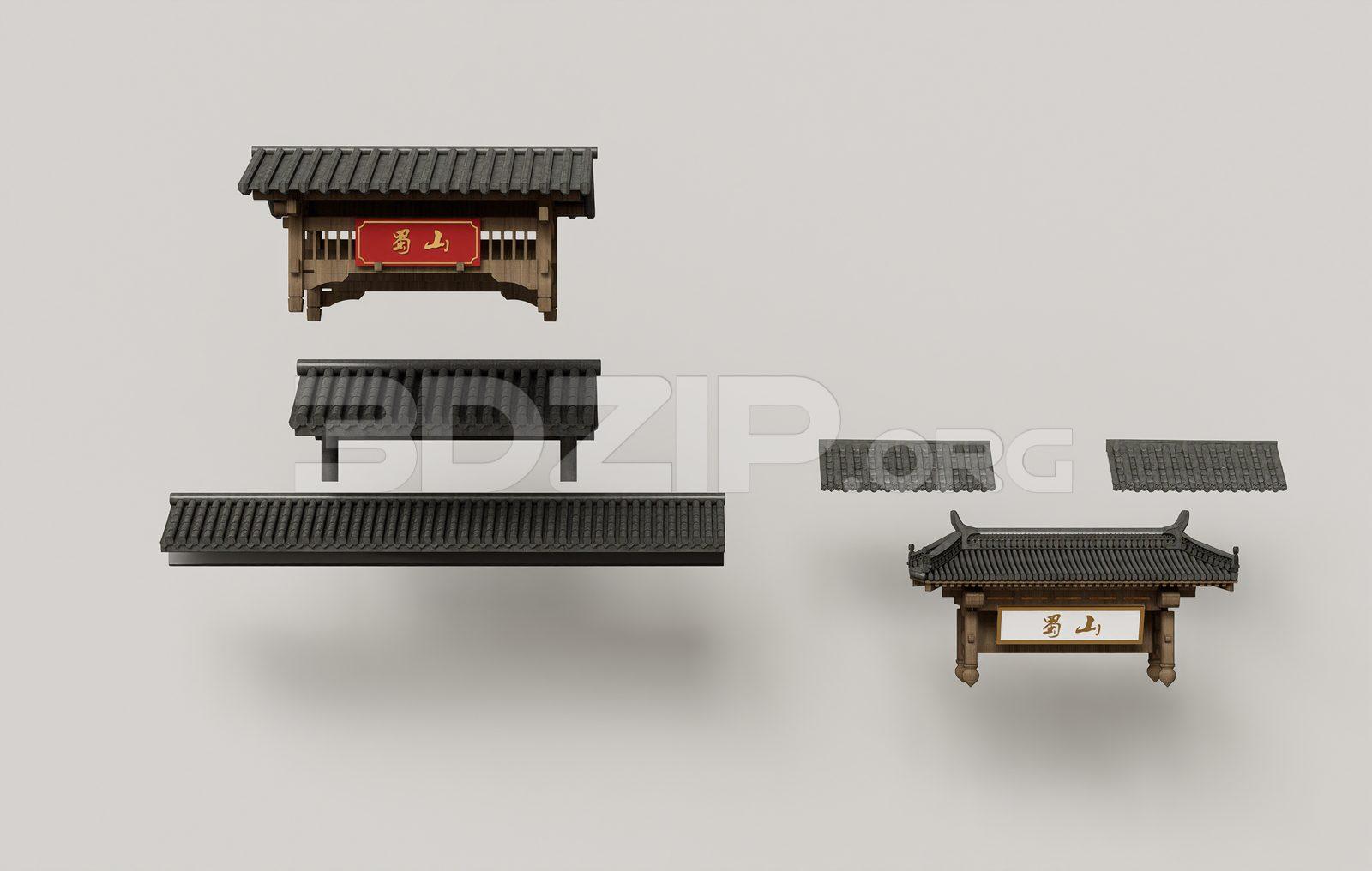 Traditional Asian Roof Collection