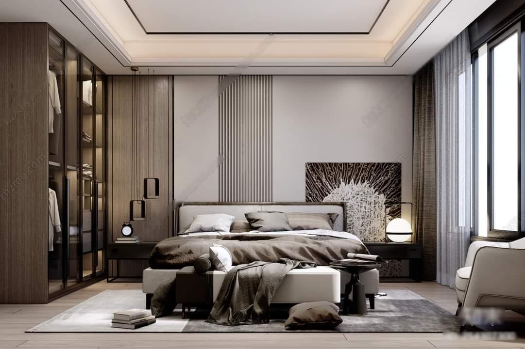 Interior Bedroom Scene
