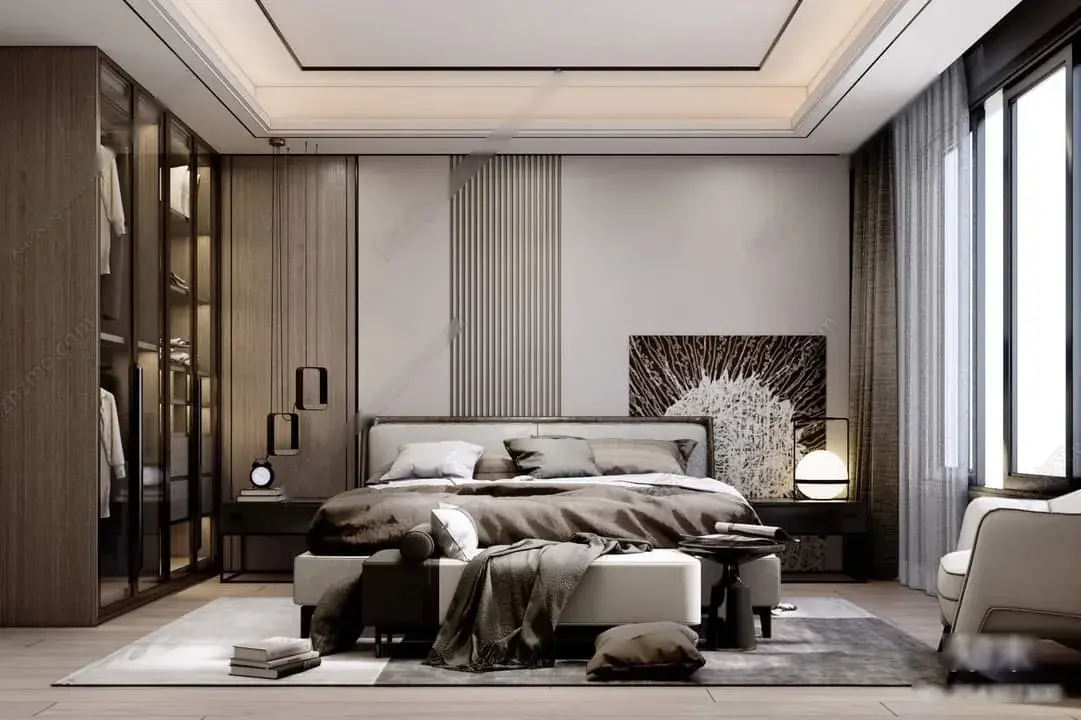 Interior Bedroom Scene