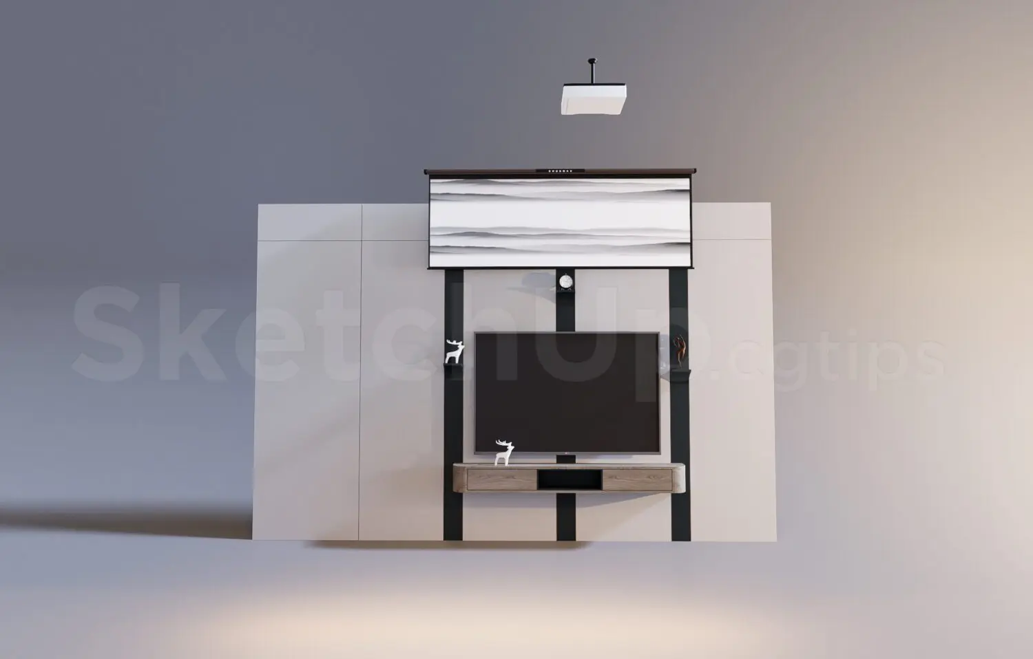 TV Cabinet — preview 1 (cgtips, CC0)