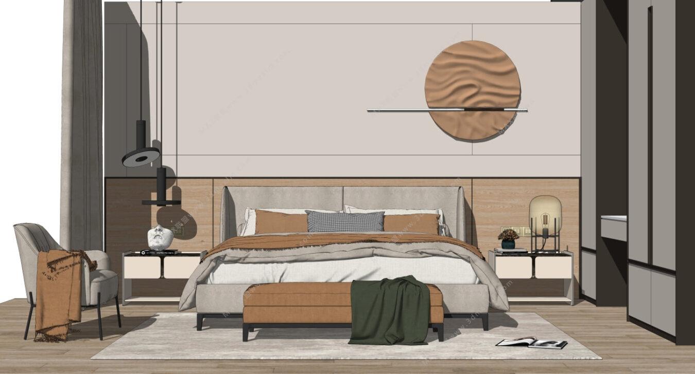 Interior Bedroom Scene