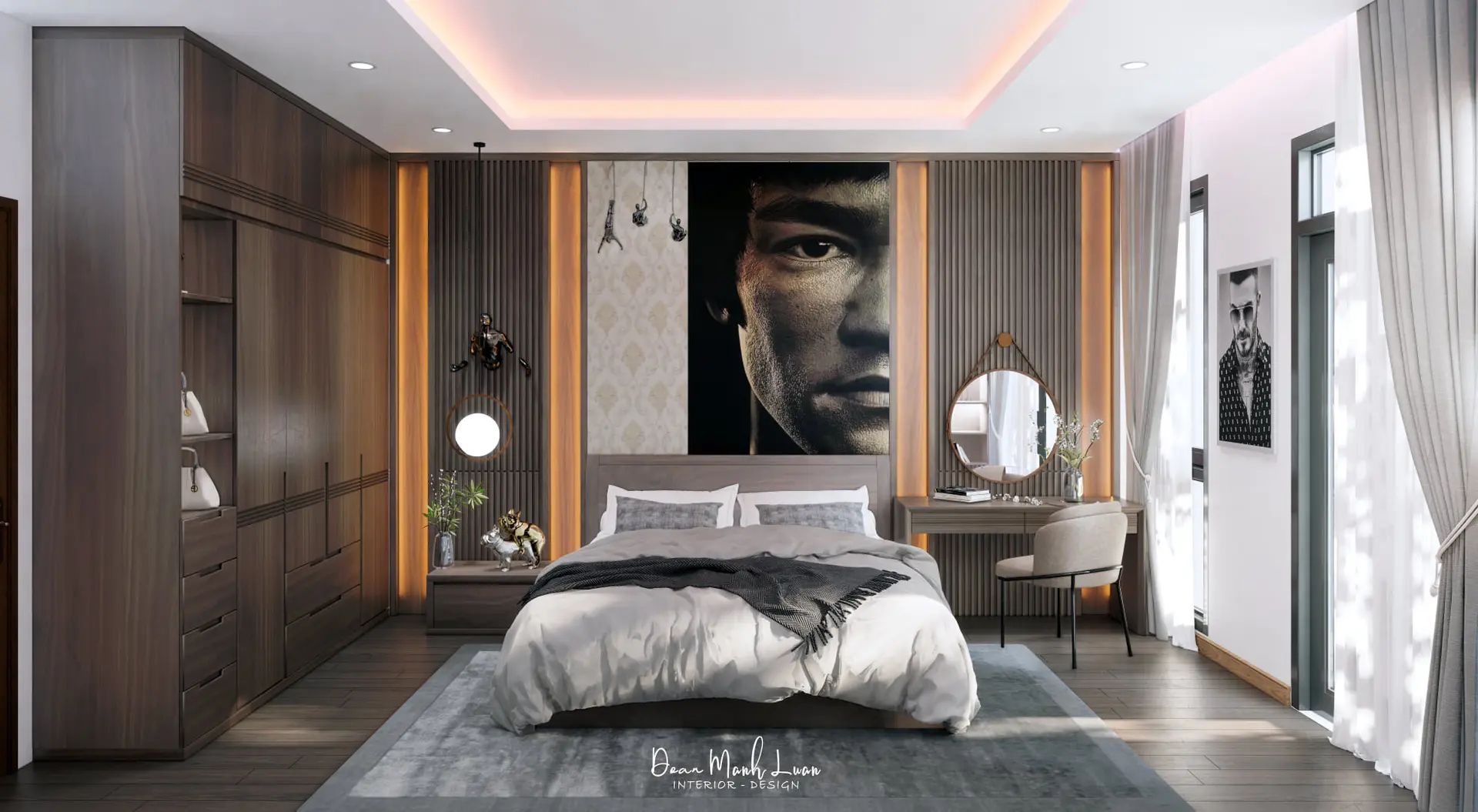 Interior Bedroom Scene