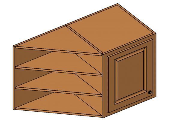 Wood Overhead Cab With Side Rack
