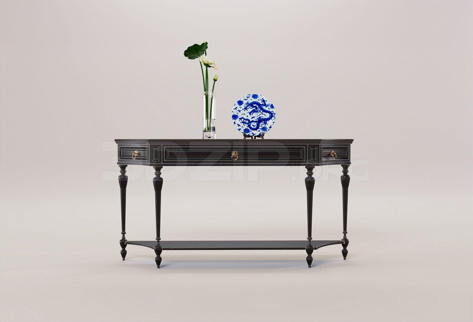 Console Table — preview 1 (3dzip)