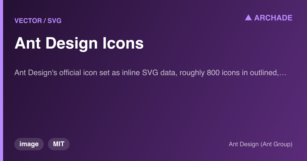 Ant Design Icons