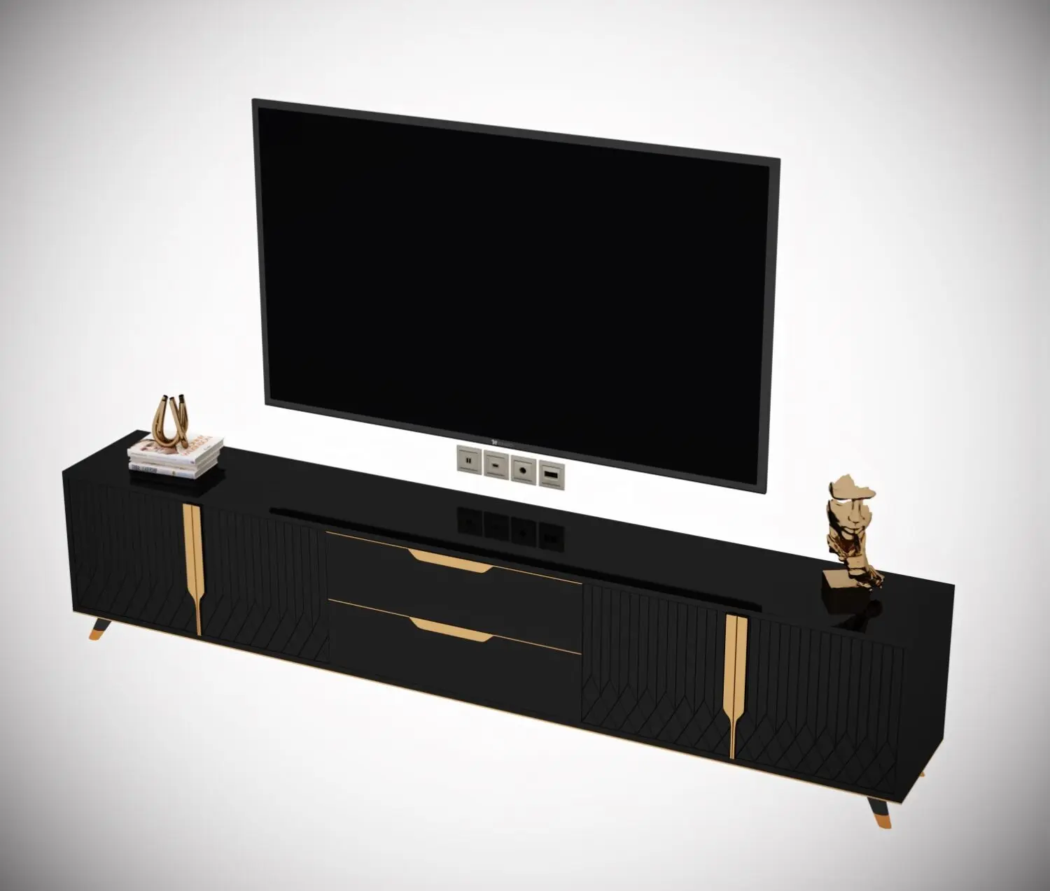 TV Cabinet — preview 1, by Huy Hieu Lee (3dzip, CC0)